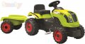 SMOBY Baby traktor dtsk lapac CLAAS zelen s vlekou a klaks