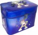 Kufřík dětský kosmetický set 3ks šperkovnice modrá jednorožec s