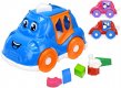 Baby autko set s vkldacmi tvary rzn barvy pro miminko plas