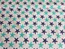 Bavlnn ltka metr - Mosk hvzdice tmav modr/tyrkys