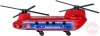 SIKU Vrtulník červený dopravní 17cm helikoptera kovový model bli