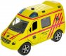 Auto kovové ambulance 11cm zpětný nátah CZ na baterie mluví česk