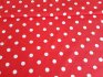 Povlak na polt erven bl puntk 11mm 40x40cm