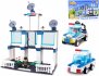 Stavebnice BuildMeUP Policejn stanice 308 dlk + 2 figurky pla