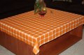 Teflonový ubrus - kostka oranžová 50x100