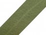 Šikmý proužek bavlněný 20mm - khaki zelená