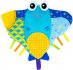 LAMAZE Baby závěsný rejnok rybka textilní šustící s kousátkem pr