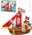 ECOIFFIER Baby Abrick loď pirátská herní set se 2 figurkami plas