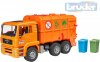 BRUDER 02760 (2760) Set auto nákladní oranžové MAN TGS popeláři