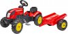 FALK Set baby traktor Country Farmer šlapací Červený vozítko s v