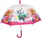 Deštník dětský manuální Tlapková Patrola 55cm průhledný hvězdičk