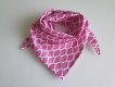 Trendy dámský bavlněný šátek - Ornamenty na růžové