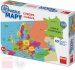 DINO Puzzle Mapa Evropy 69 dílků státy a hlavní města 66x47cm sk