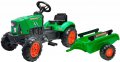 FALK Set baby traktor Super Charger lapac Zelen voztko s val