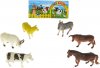Zvířata domácí farma 8-10cm plastové figurky zvířátka set 6ks v