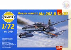 SMĚR Model letadlo Messerschmitt Me 262 1:72 (stavebnice letadl [75311]