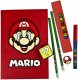 Školní potřeby Super Mario 7ks set s blokem A5 v plastovém pouzd