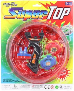 Hra Vystelovac ka Super Top Beyblade set 2ks s arnou na bat