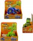 Dino auto transrobot s pemnou na baterie Svtlo Zvuk plast 2 b