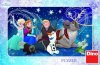DINO Puzzle Sněhové vločky Frozen (Ledové Království) 15 dílků v