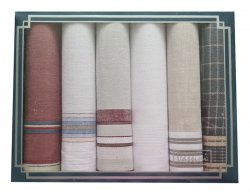 Sada pnskch kapesnk v drkov krabice 6ks .4