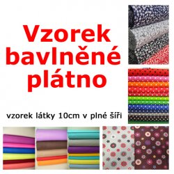 Vzorek - bavlnn pltno