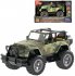 Auto Jeep vojensk army vozidlo na setrvank 23cm na baterie Zv