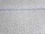 Bavlnn ltka metr - Tmav modr kvtek na bl