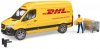 BRUDER 02670 Auto Mercedes-Benz Sprinter DHL set s idiem a dop