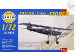 SMĚR Model letadlo Fieseler Fi156 Storch 1:72 (stavebnice letadl [75336]