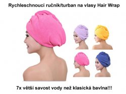 Rychleschnouc runk/turban na vlasy Hair Wrap