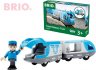 BRIO DEVO Set elektrick vlakov souprava + figurka strojvedouc