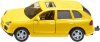 SIKU Auto Porsche Cayenne Turbo žluté kovový model 1062