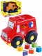Baby autobus vkldaka se 6 tvary potn plast 2 barvy pro mim