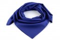 Motorkářský bavlněný šátek 90x90cm, jednobarevný královsky modrý