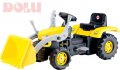 DOLU Traktor dtsk lapac s rypadlem lut plast