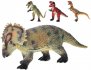 Zvířata dinosauři 37-40cm velké figurky zvířátka měkký plast 4 d